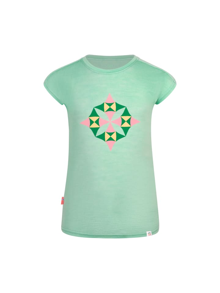 

Функциональная рубашка Trollkids Funktionsshirt Sandefjord, цвет sage