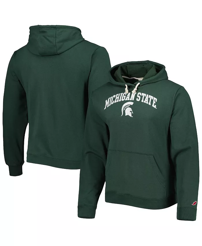 

Мужская зеленая толстовка с капюшоном Michigan State Spartans Arch Essential Fleece League Collegiate Wear