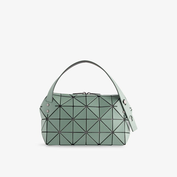 

Бостонская маленькая наплечная сумка из ПВХ Bao Bao Issey Miyake, хаки