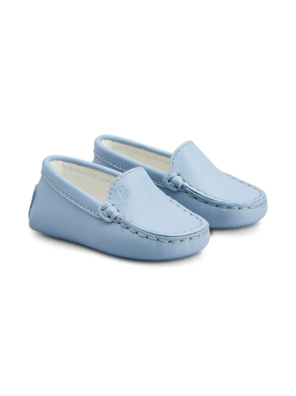 

Кожаные лоферы Tod's Kids, синий