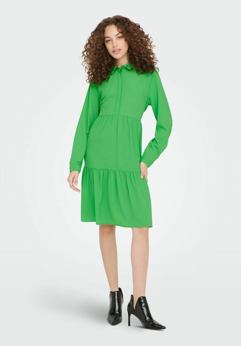 

Классическая рубашка JDY PIPER L/S WVN NOOS, цвет kelly green