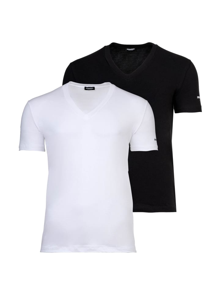 

Футболка Dsquared², черный/белый
