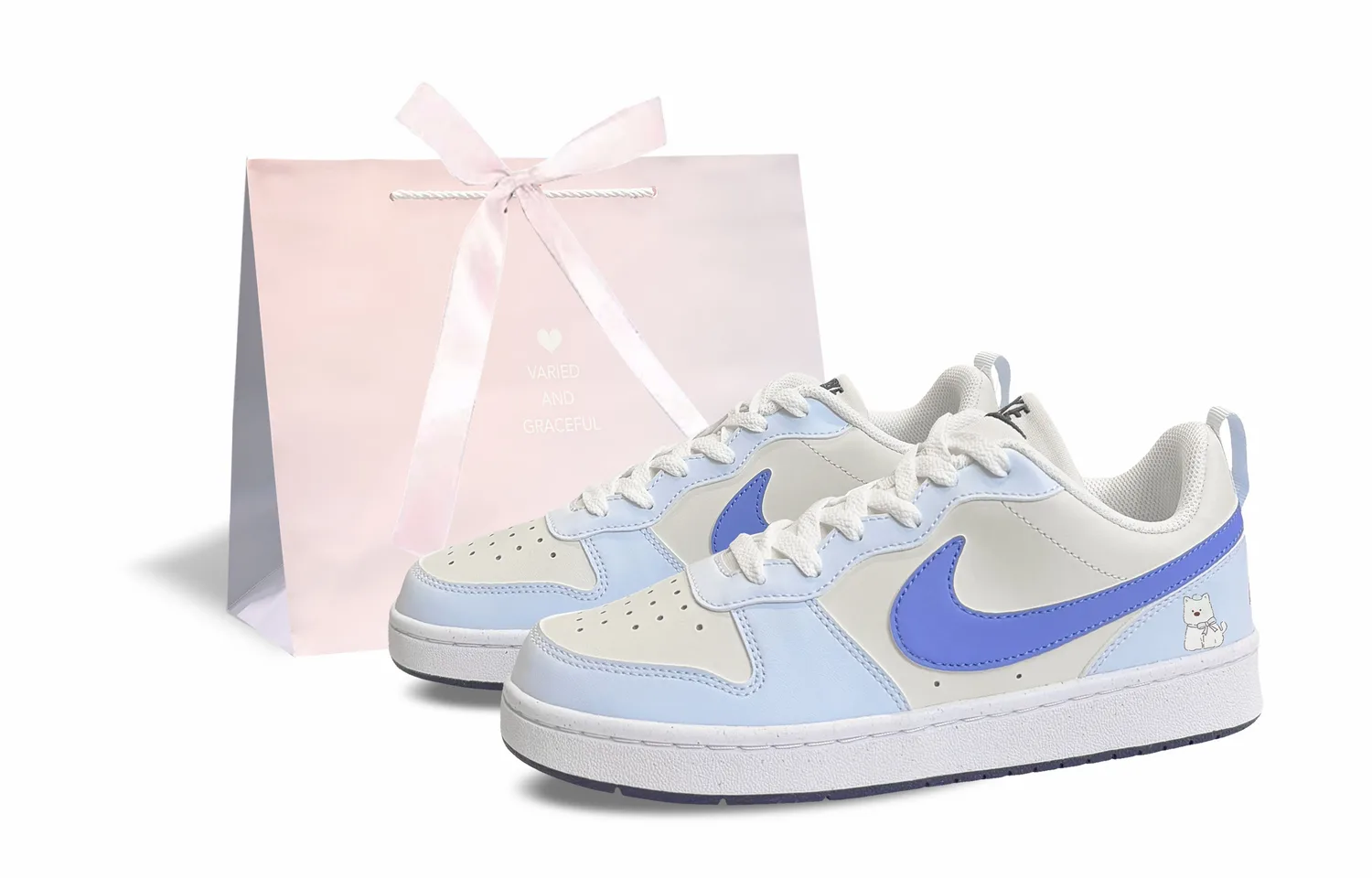 Nike Кроссовки для скейтбординга Court Borough 2 Low top Blue Unisex