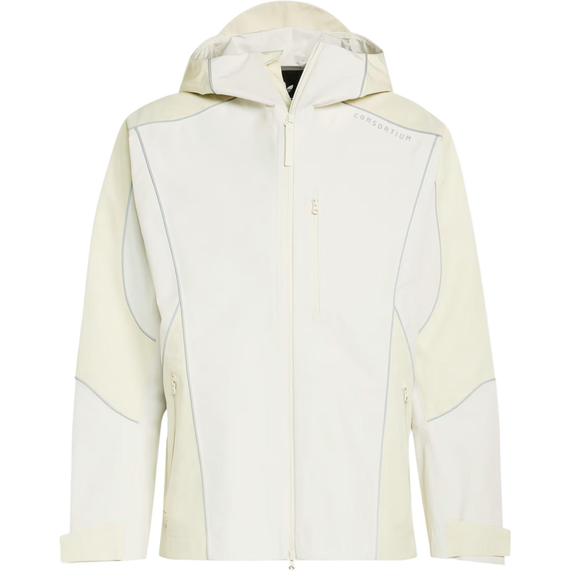 

Куртка-шелл Consortium FW25 мужская Adidas Originals, белый