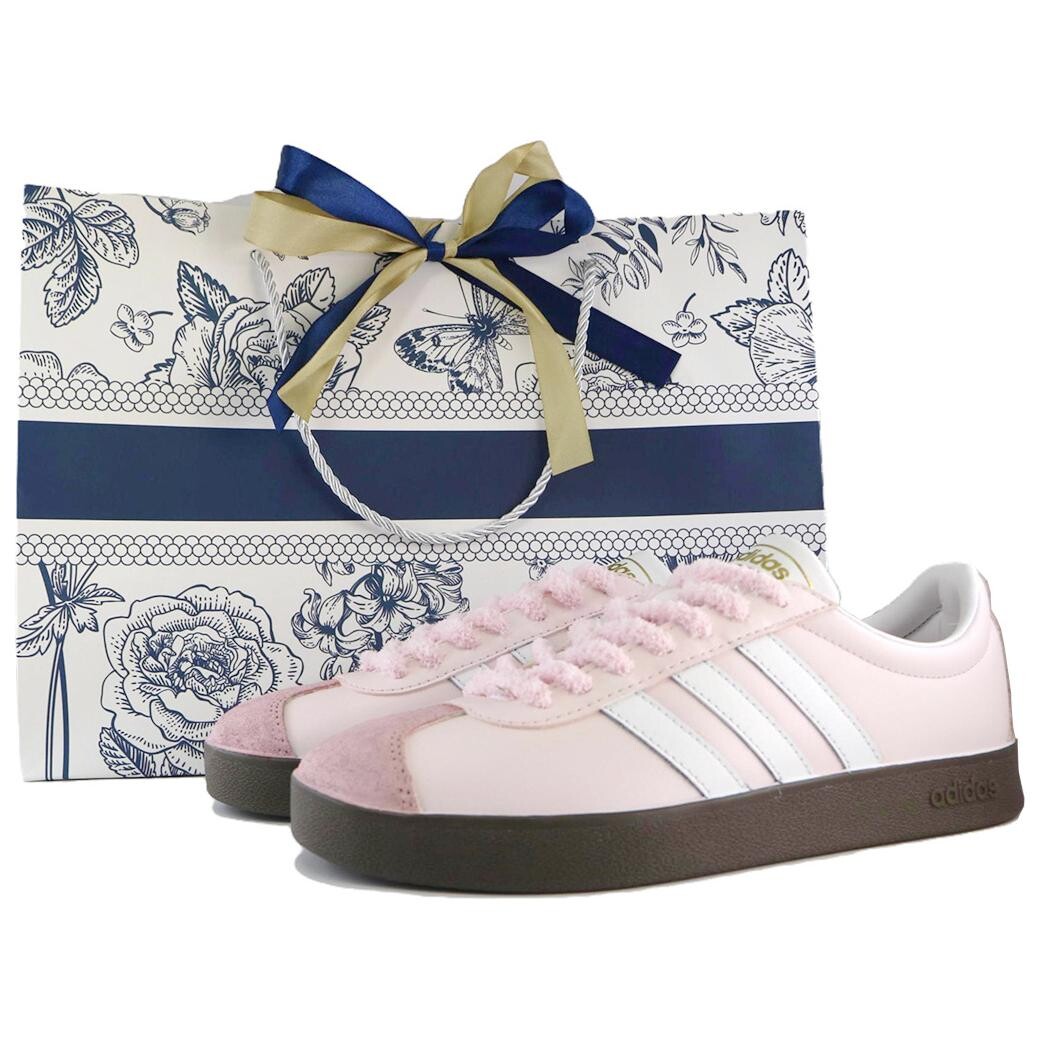 

Кроссовки adidas neo Vl Court Classic Skateboarding Shoes Unisex Low-top Pink/white, розовый