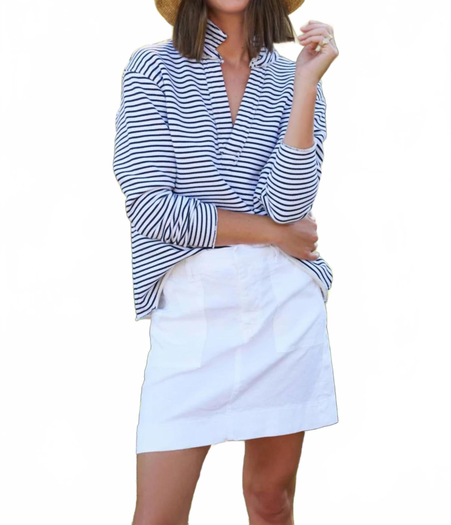 

Джеймсон Мини-юбка в белом цвете Frank & Eileen