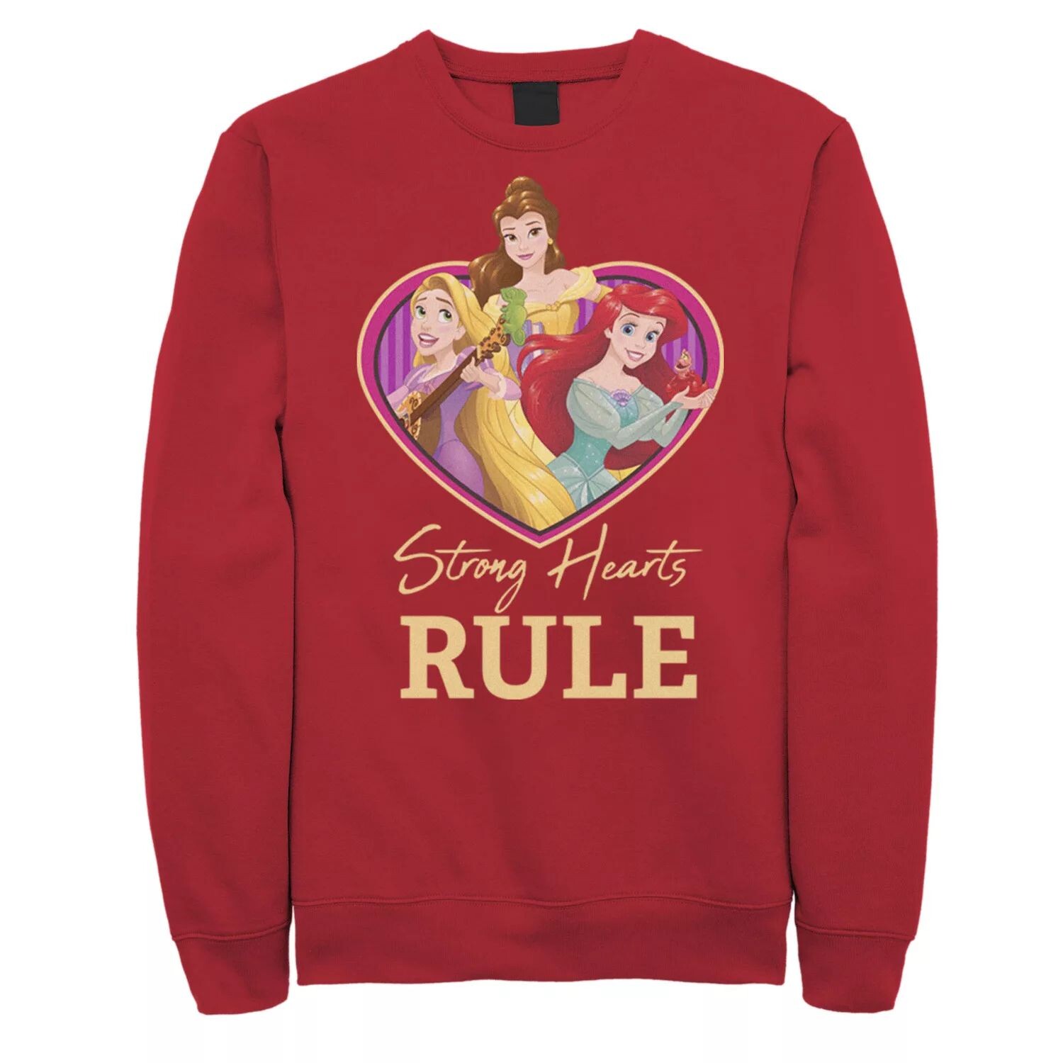 

Мужской свитшот Disney Princess Trio Strong Hearts Rule Licensed Character