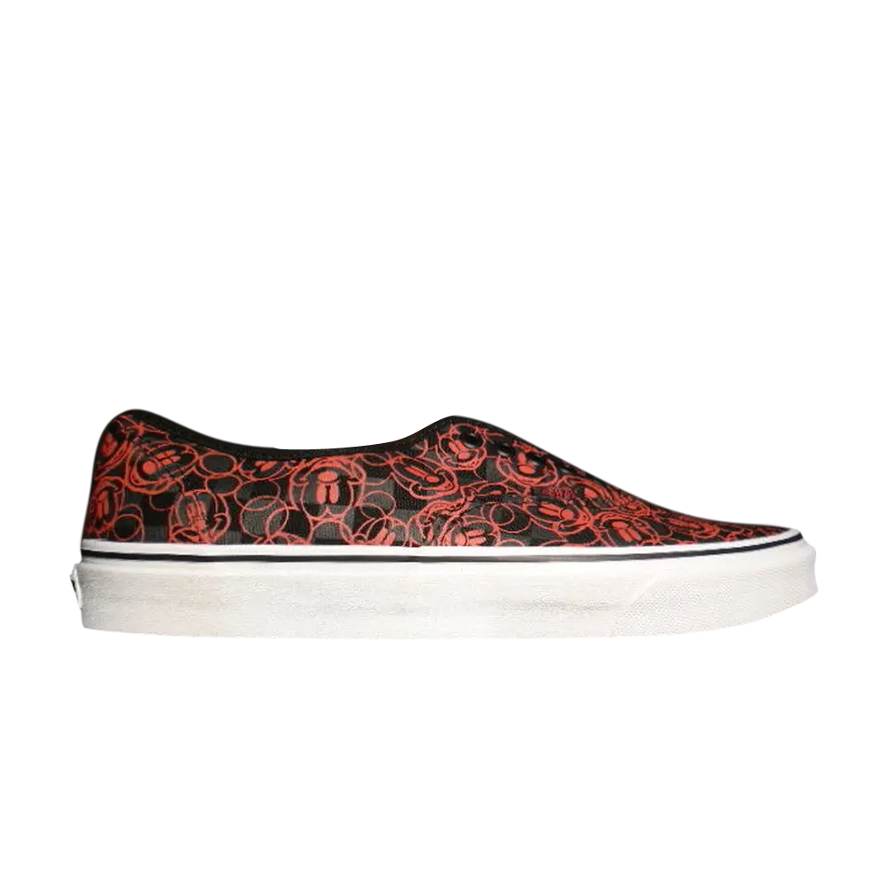 Кроссовки Disney x Authentic Vans, красный