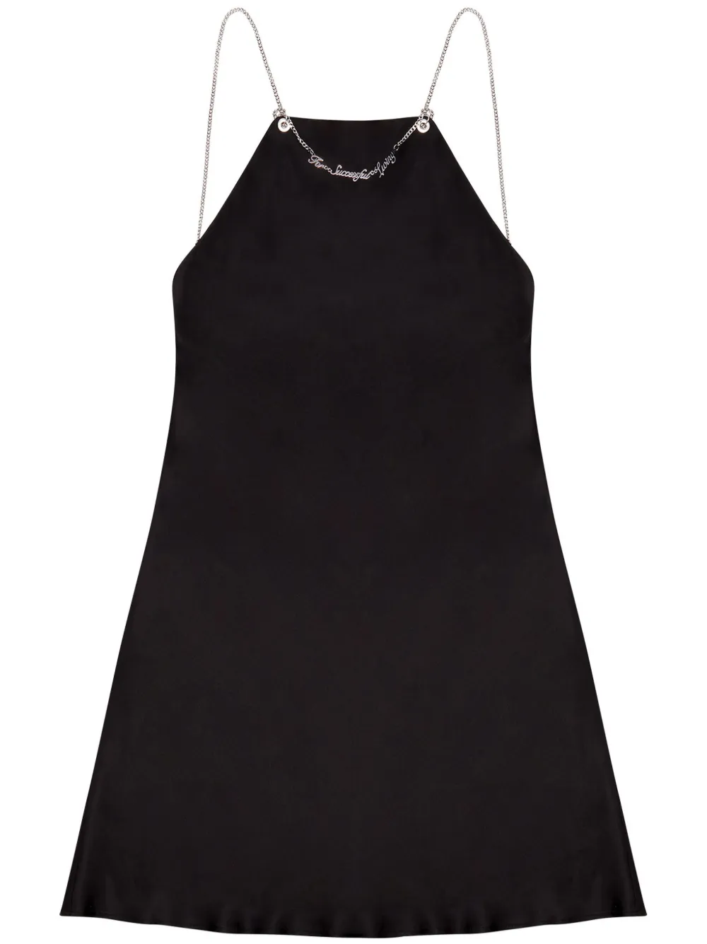 

Атласное платье D-Eliz-Mini DIESEL, черный