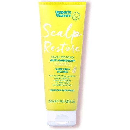 

Umberto Giannini Scalp Restore Шампунь для веганов, восстанавливающая формула против перхоти без жестокости с суперфруктовыми ферментами, 250 мл, Желтый, Umberto Giannini Scalp Restore Шампунь для веганов, восстанавливающая формула против перхоти без жест