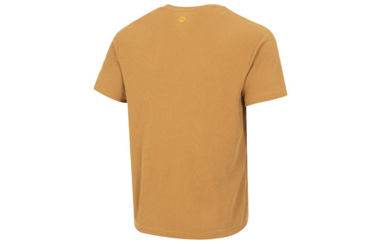Футболка Men's adidas neo Contrasting Colors Pocket Athleisure Casual Sports Round Neck Short Sleeve Wheat T-Shirt HN4706, разноцветный — фото 2