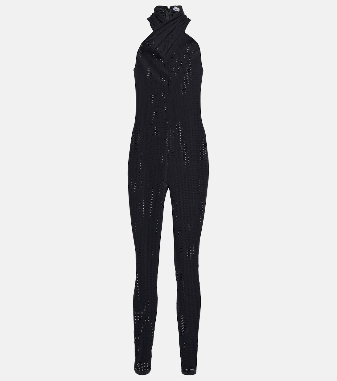 

Комбинезон с вырезом халтер ALAÏA, черный