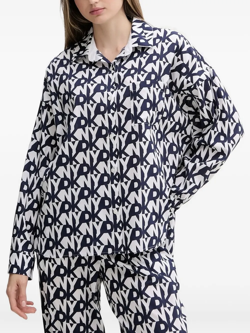 

Пижама с логотипом DKNY, синий
