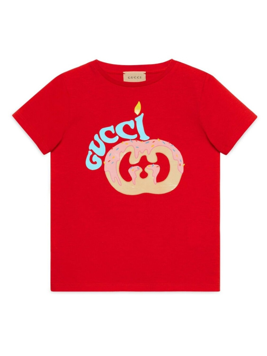 

Gucci Kids футболка с логотипом, красный