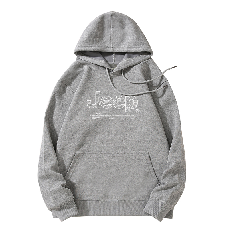 

Толстовка Unisex Hooded Moderate Heavyweight Jeep, heather серый