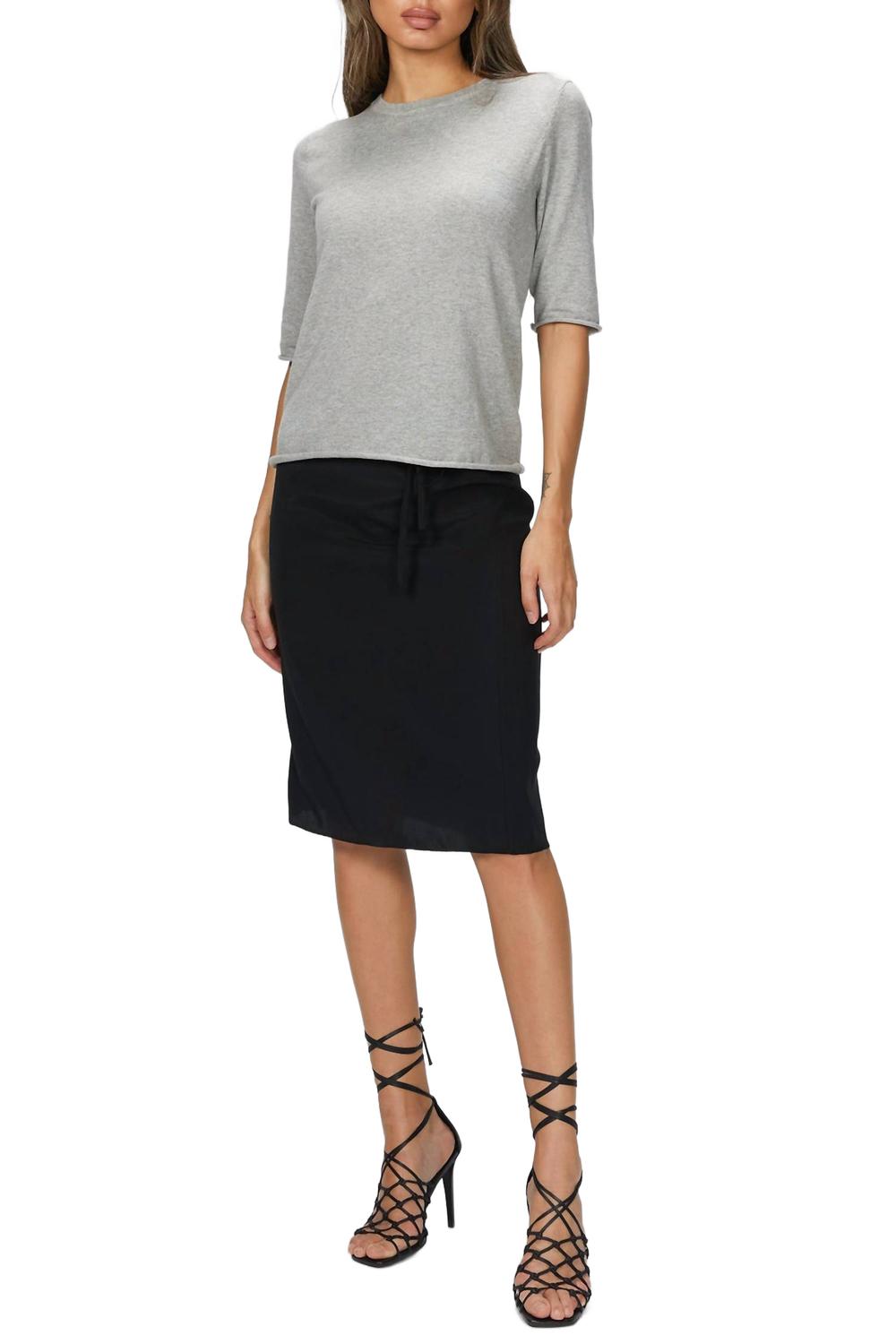 

Вязаная футболка серого цвета HARRIS TAPPER