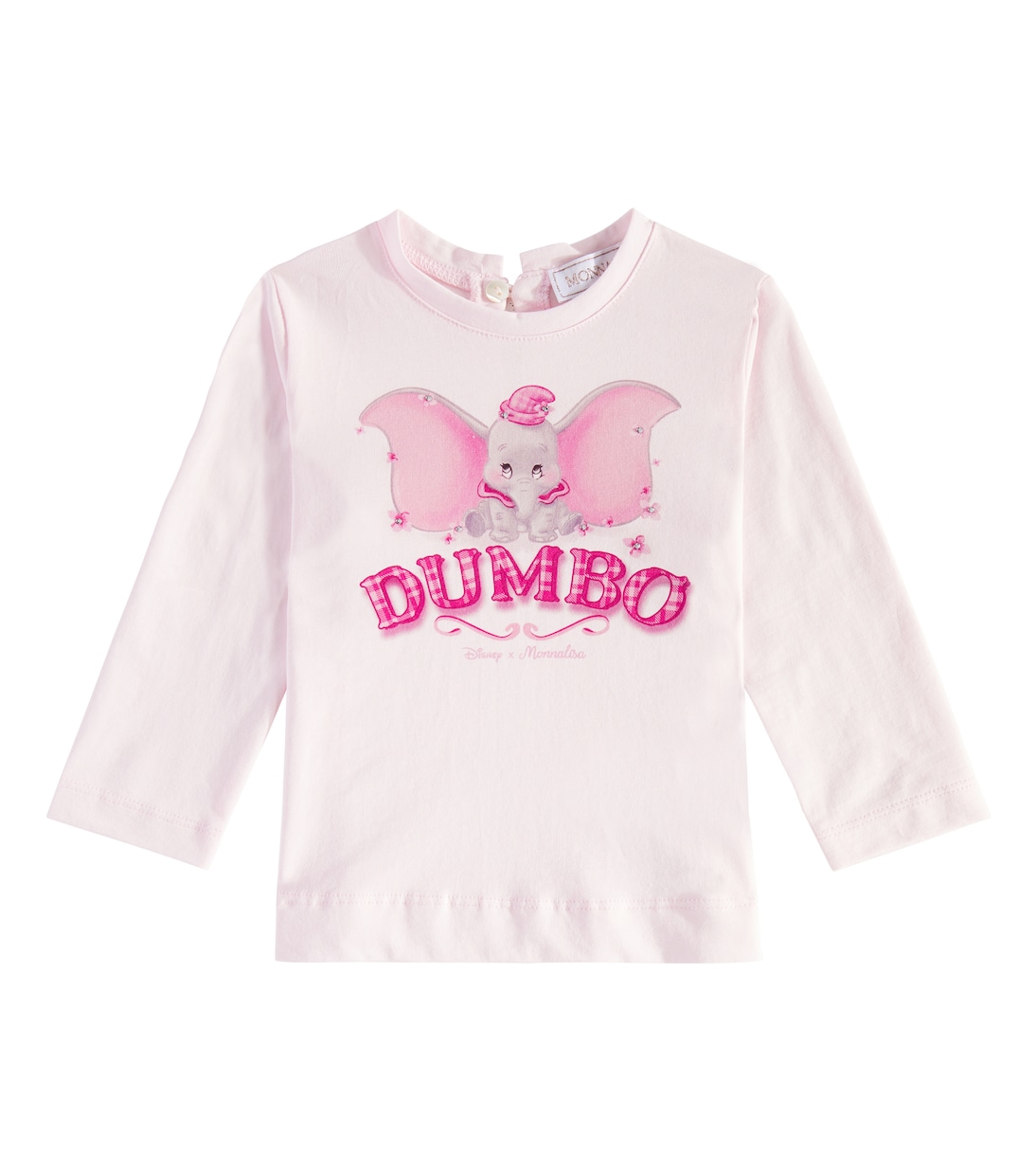 

Футболка из хлопкового джерси x Disney Baby Dumbo Monnalisa, Rosa Fairytale