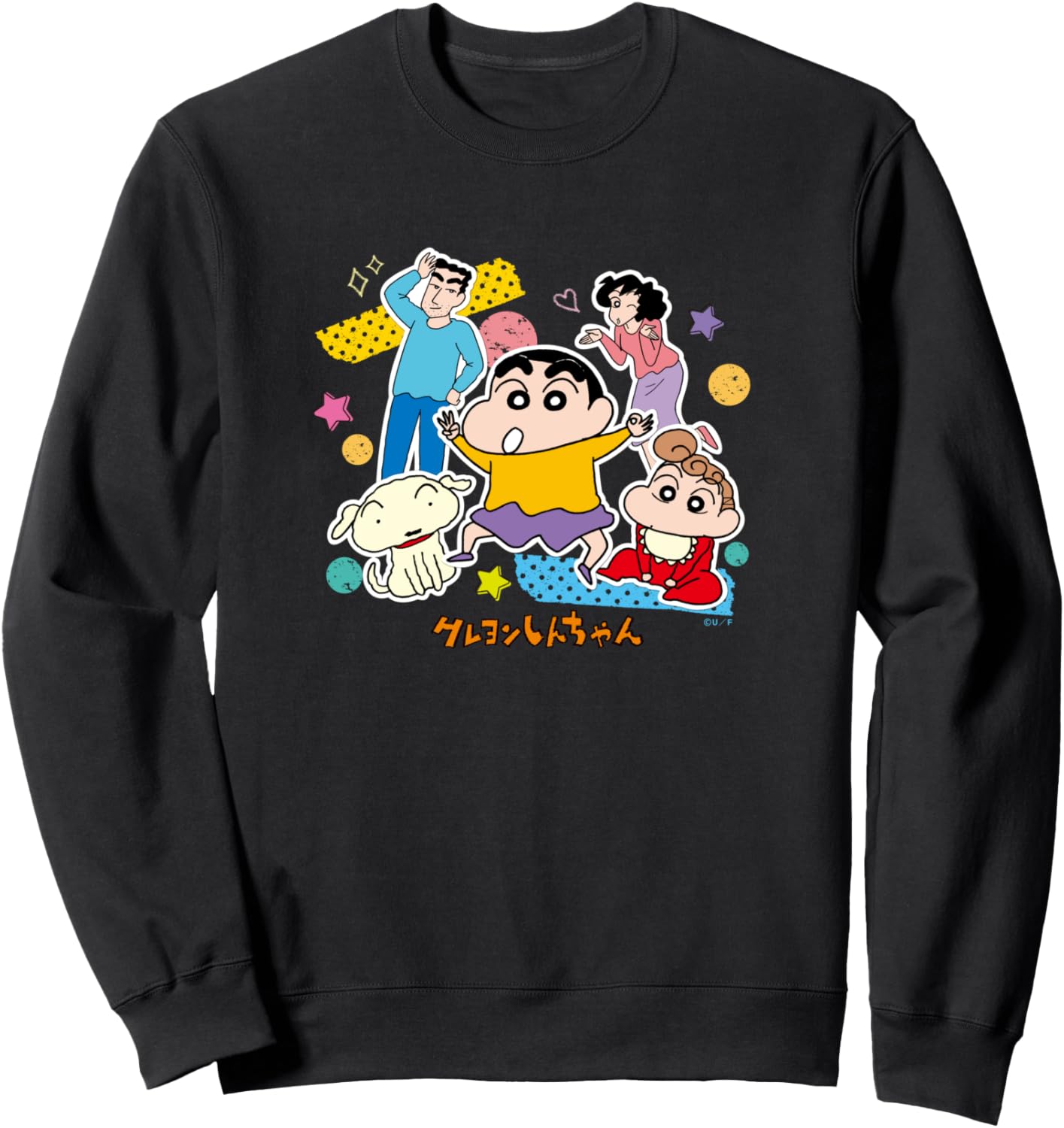 

Толстовка Crayon Shin-chan Nohara Kichi Crayon Shinchan, черный