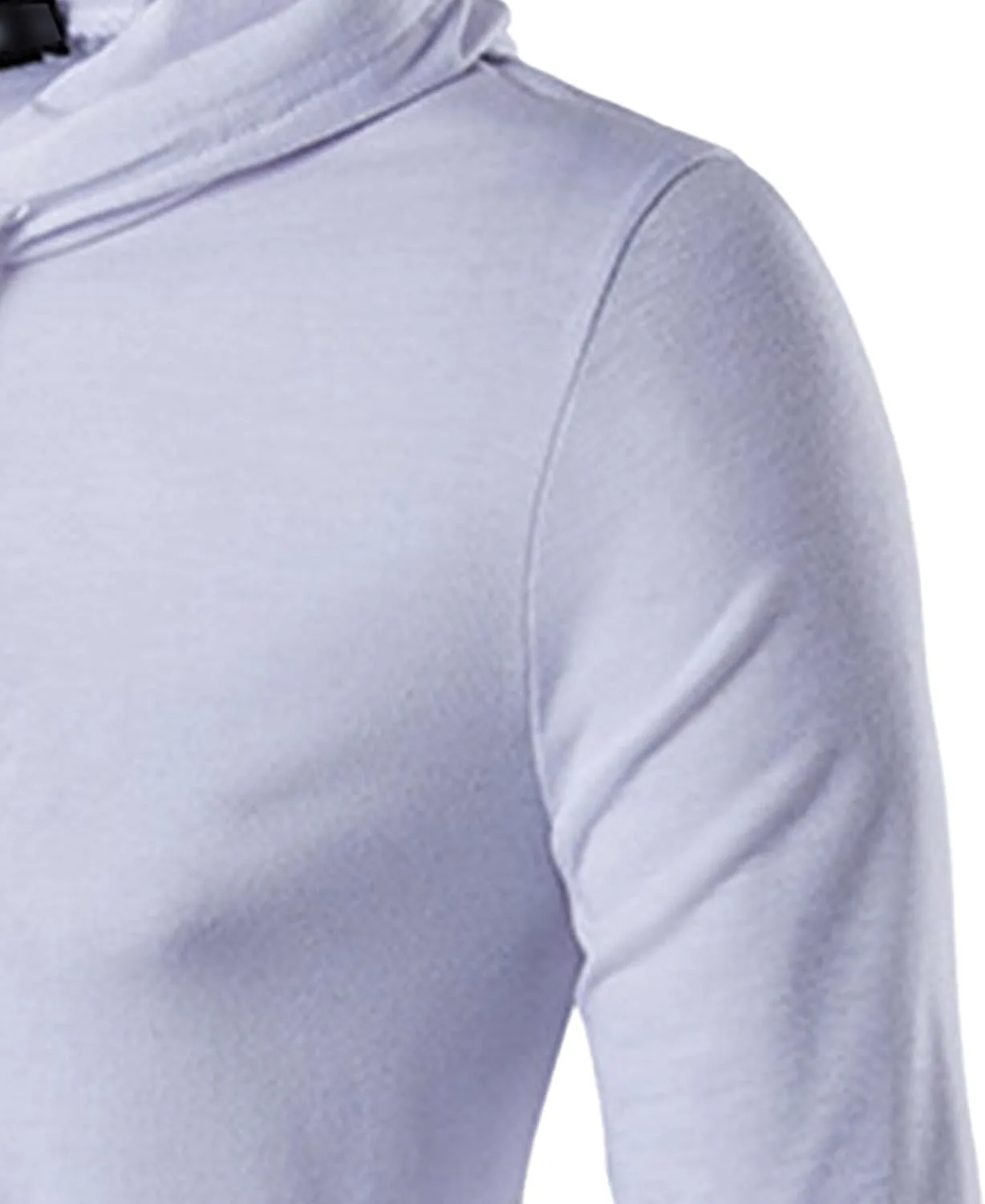 Мужской спортивный худи Hip Hop Longline Slim Fit с кулиской — фото 2