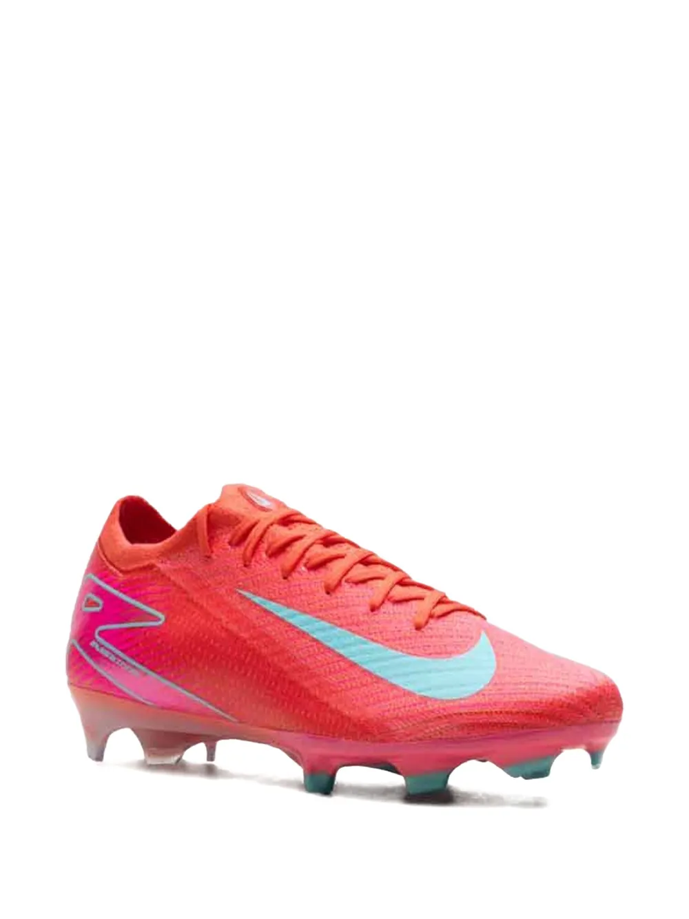 Кроссовки Mercurial Vapor 16 Ember Glow/Aurora Green Nike, красный — фото 2