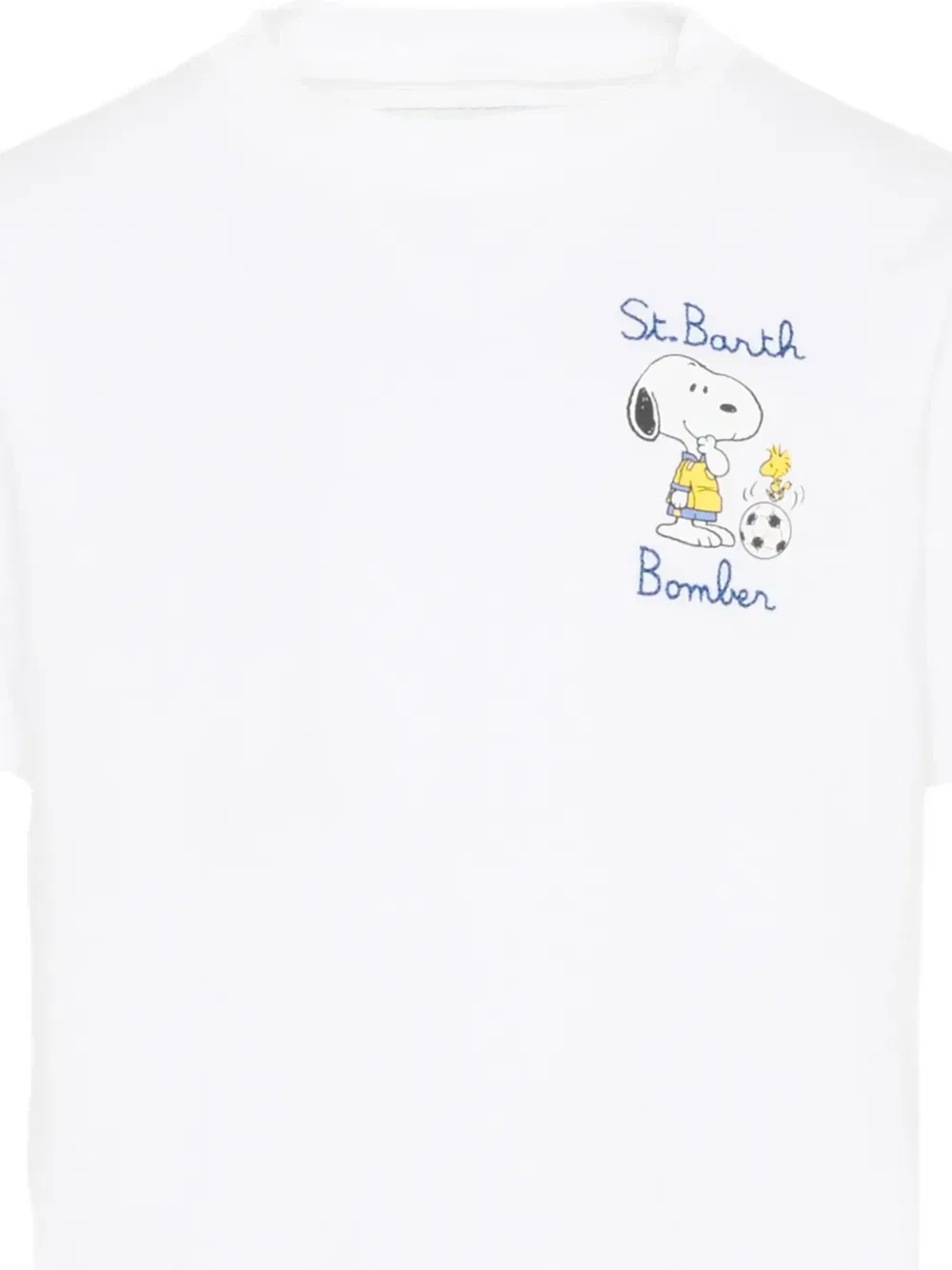Футболка с короткими рукавами MC2 Saint Barth Kids, белый — фото 4