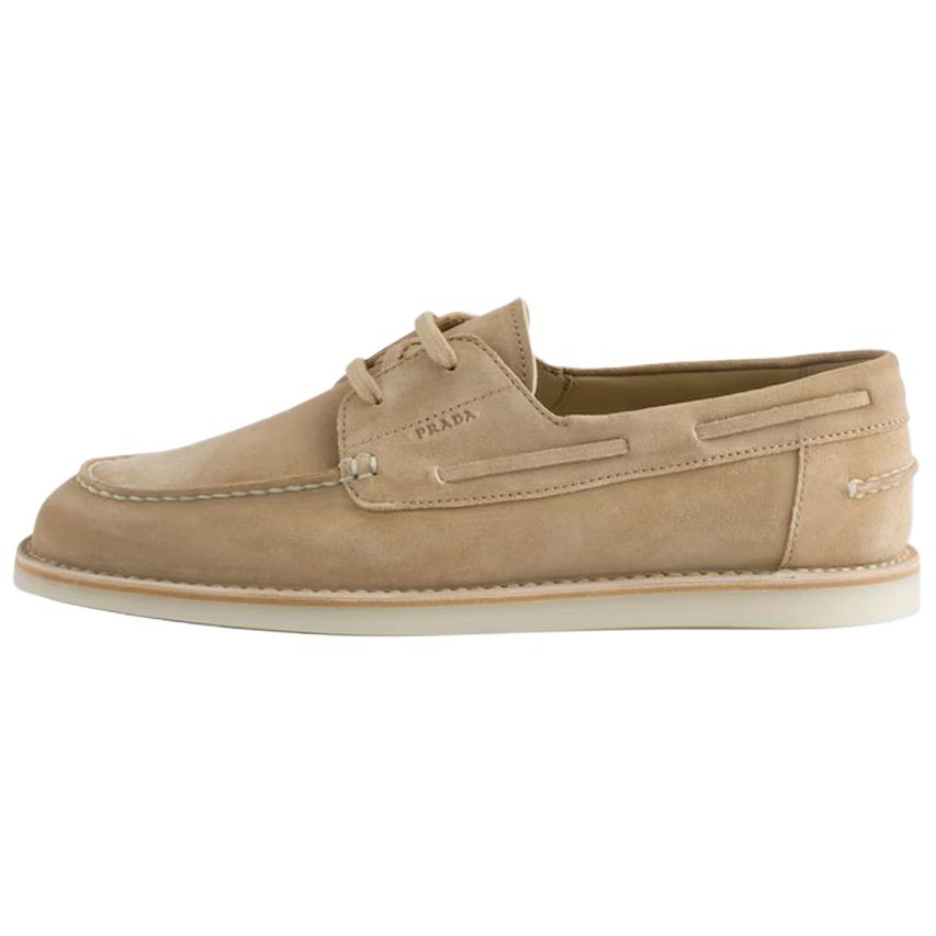 

Мужские повседневные кроссовки Men's Low top Beige PRADA, бежевый