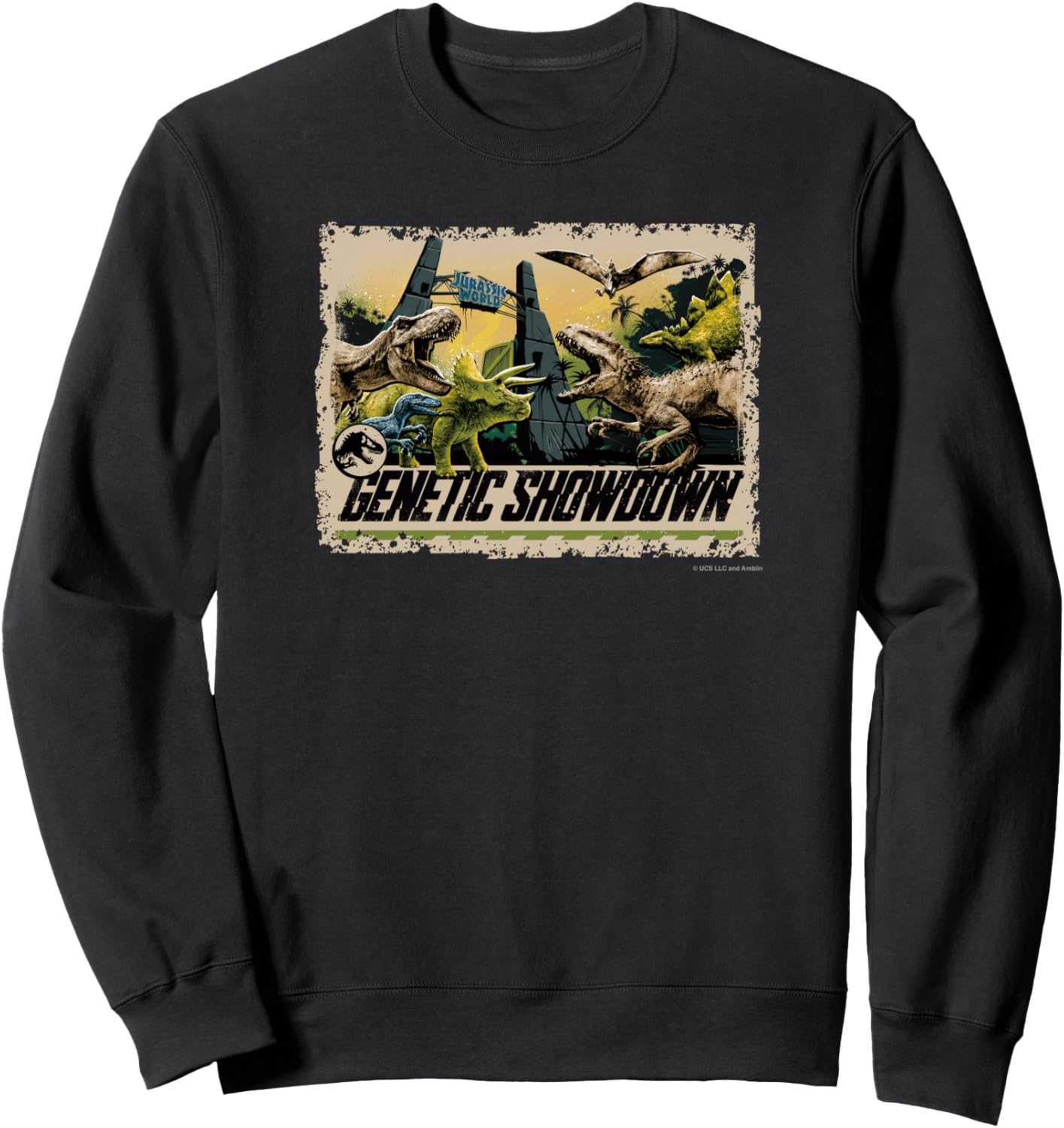 

Толстовка Jurassic World GENETIC SHOWDOWN Jurassic Park, черный