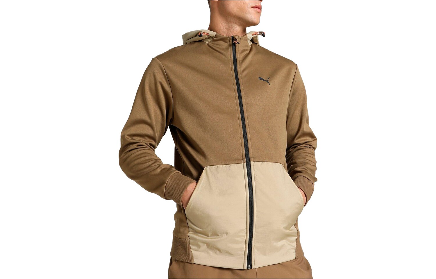 

OPEN ROAD Толстовка мужская коричневая Puma, коричневый