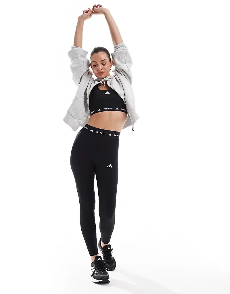 

Леггинсы adidas Training Tech Fit 7/8 Sculpt черного цвета adidas performance