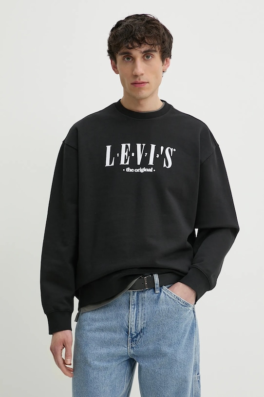 

Хлопковая толстовка Levi'S, черный