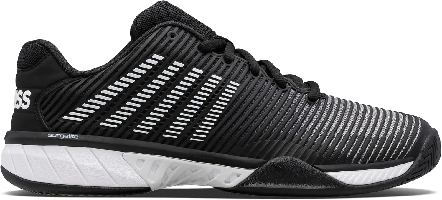 Кроссовки теннисные K-Swiss Hypercourt Express 2, Black/White/Highrise — фото 2