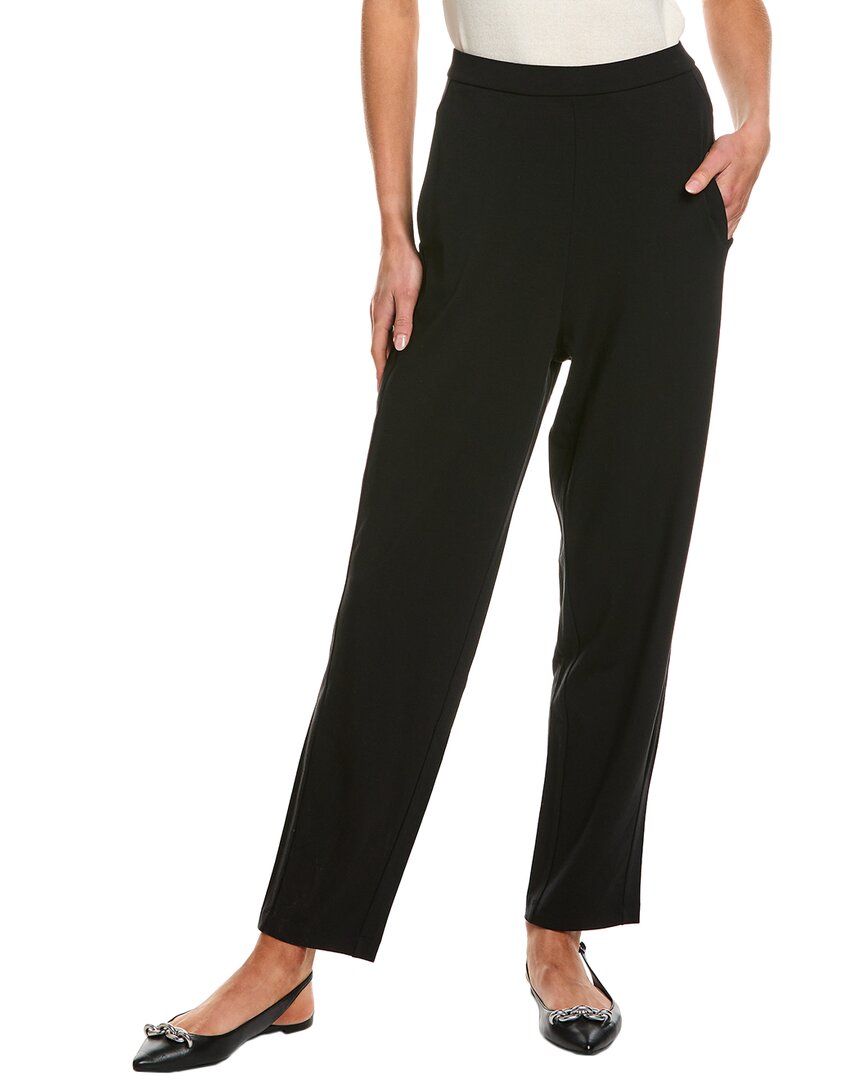 

EILEEN FISHER брюки до щиколотки с широкими штанинами, черный