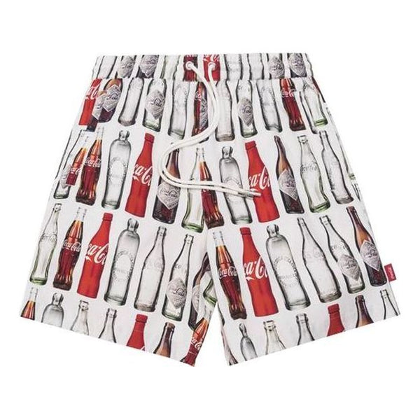 

Шорты x coca-cola surf board print hardaway shorts 'white' Kith, белый