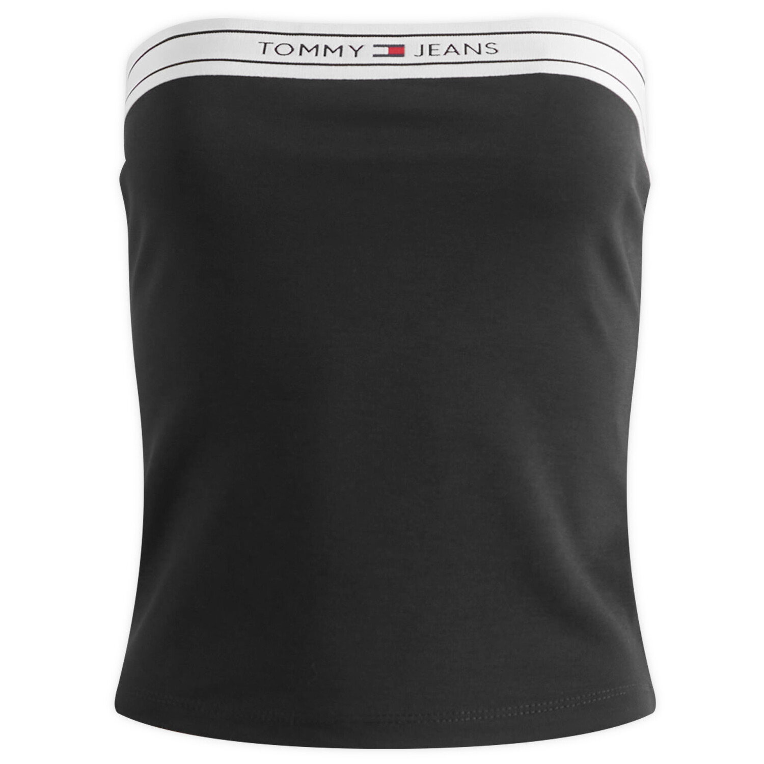 

Топ Tommy Jeans Taping Logo Top, черный