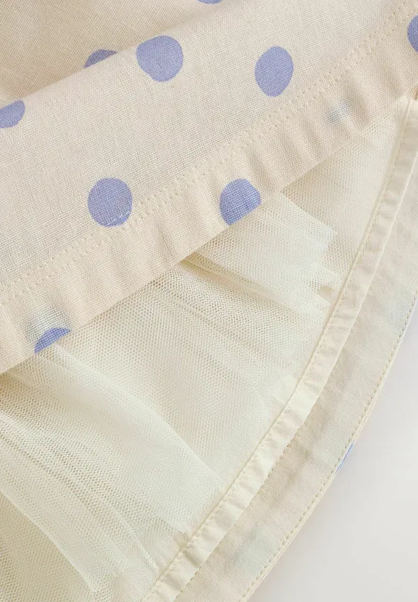 Платье повседневное Next, Set day dress, голубой/экрю крапинка — фото 4