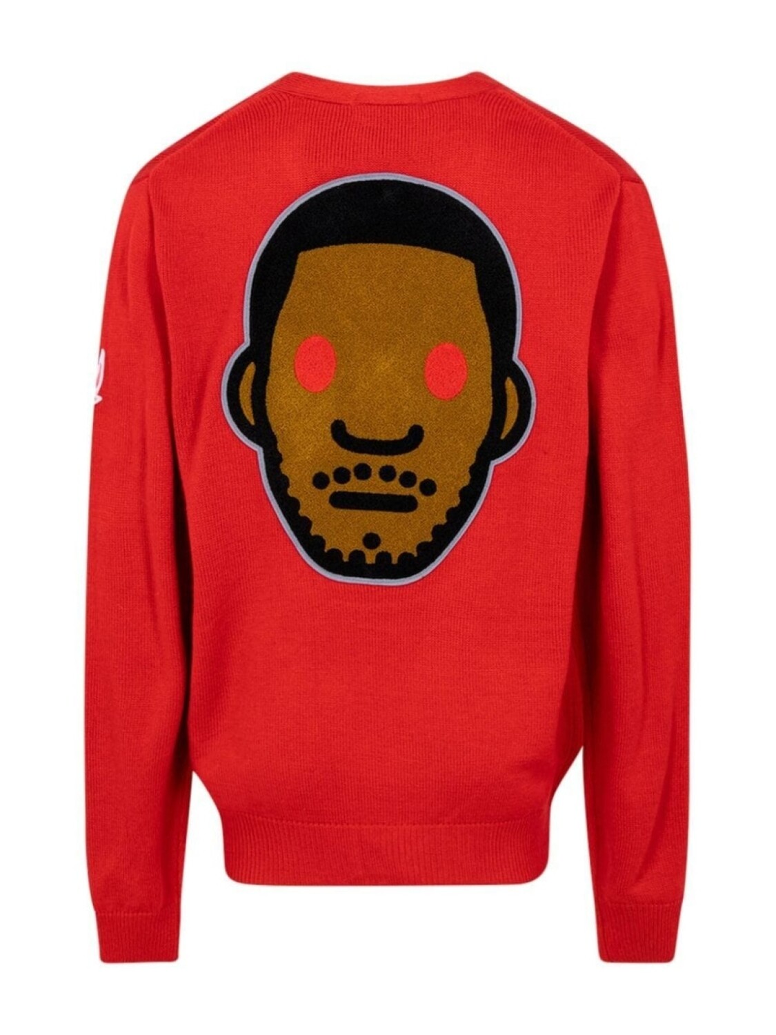 Кардиган из коллаборации с Kid Cudi A BATHING APE, красный — фото 2