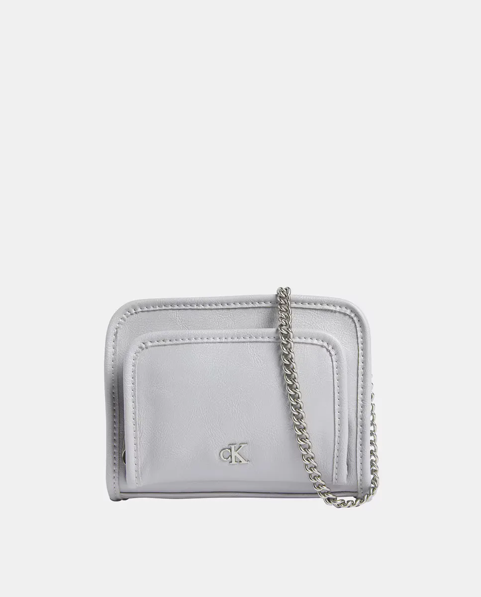 

Маленькая сумка на цепочке Calvin Klein, серый