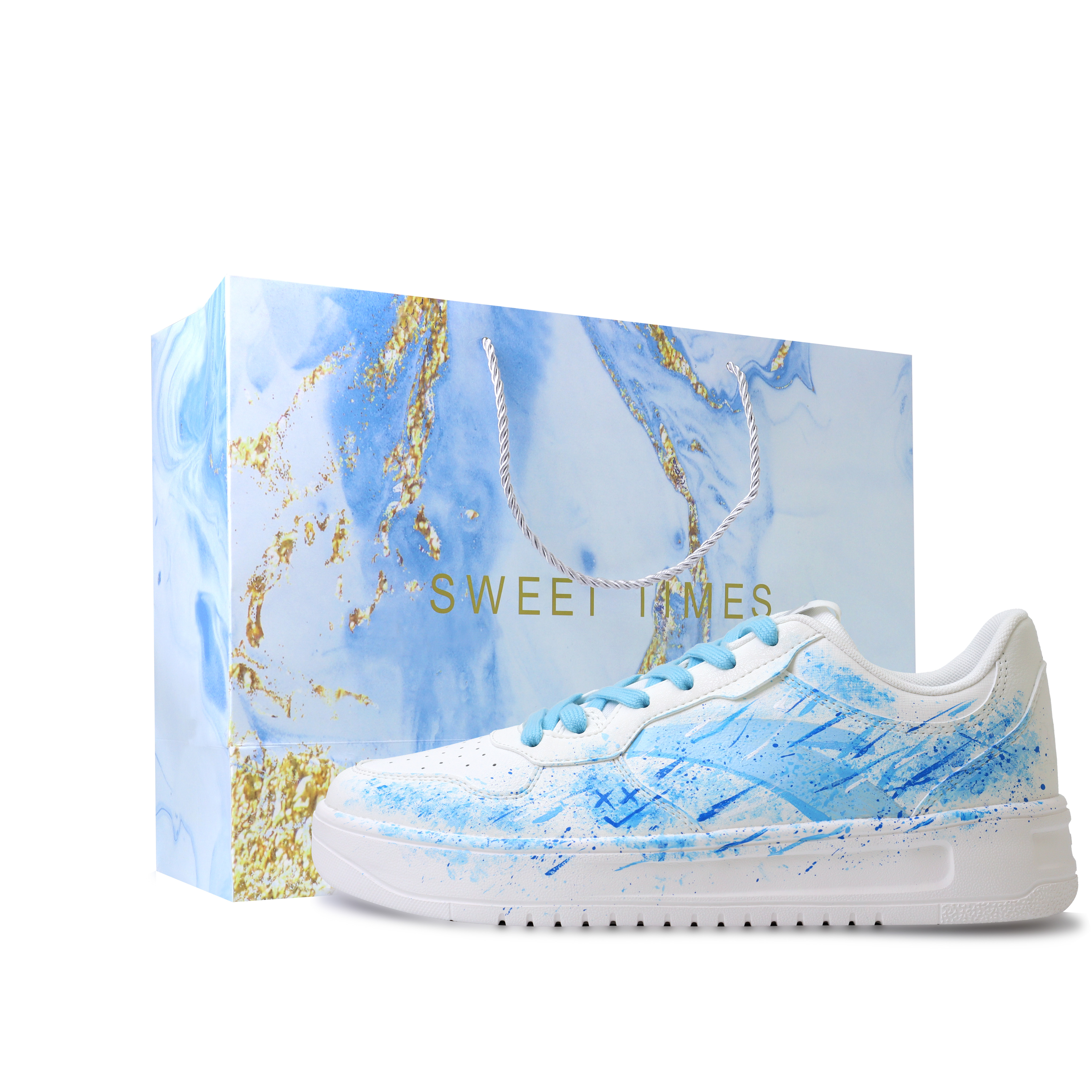

Свободные низкие мужские кроссовки для скейтбординга ANTA, Blue White