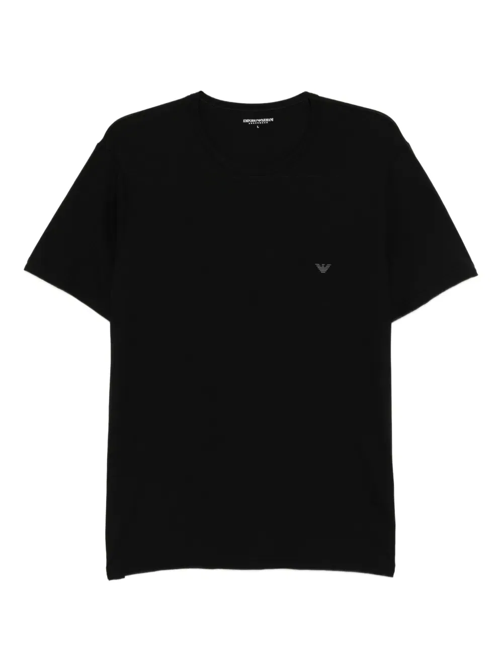 Футболки с логотипом (комплект из двух штук) Emporio Armani, черный — фото 2