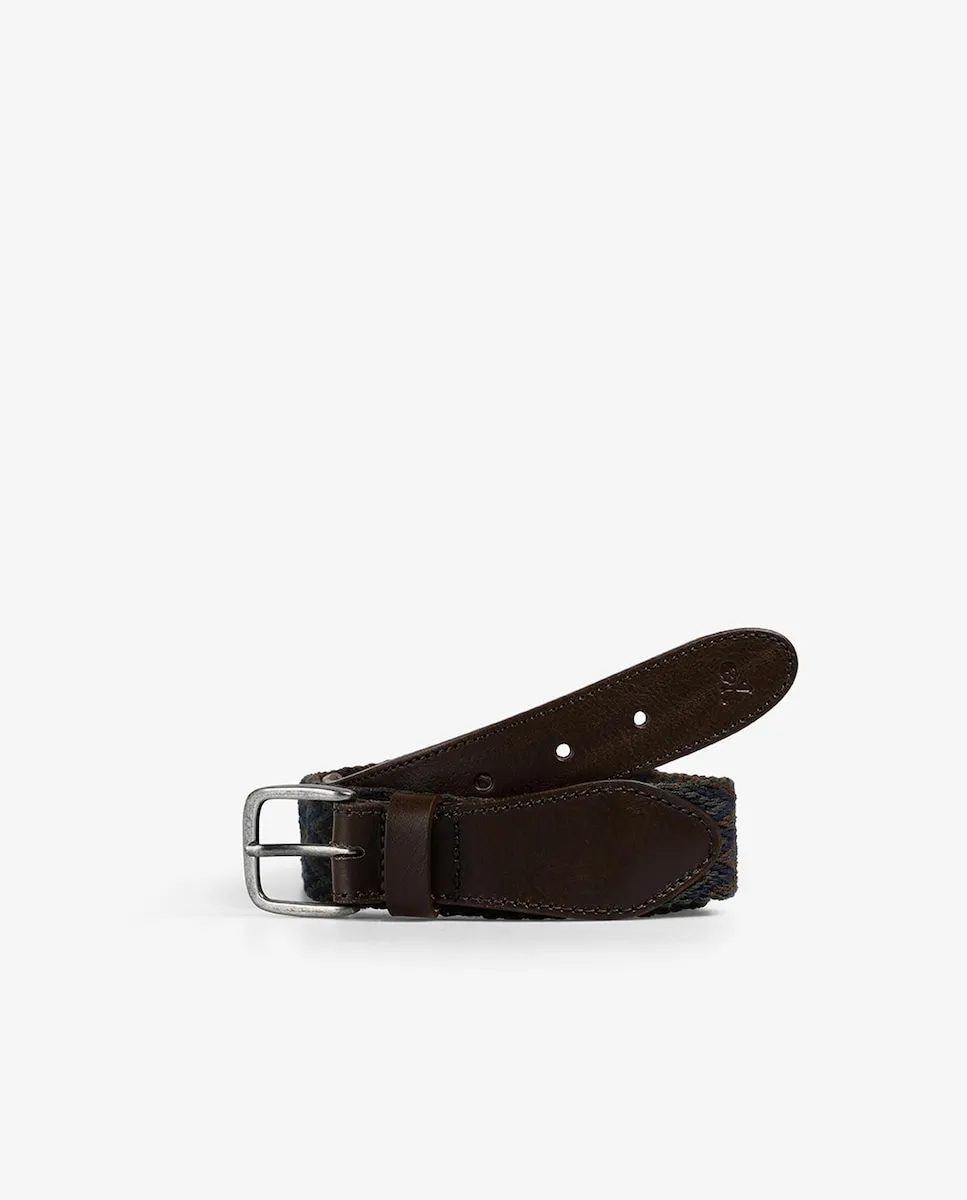 

Мужской плетеный ремень из хлопка многоцветный Scalpers