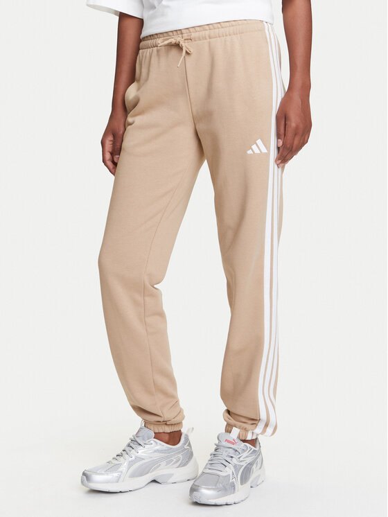 

Спортивные брюки обычного кроя Essentials 3-Stripes JX7661 Adidas, бежевый