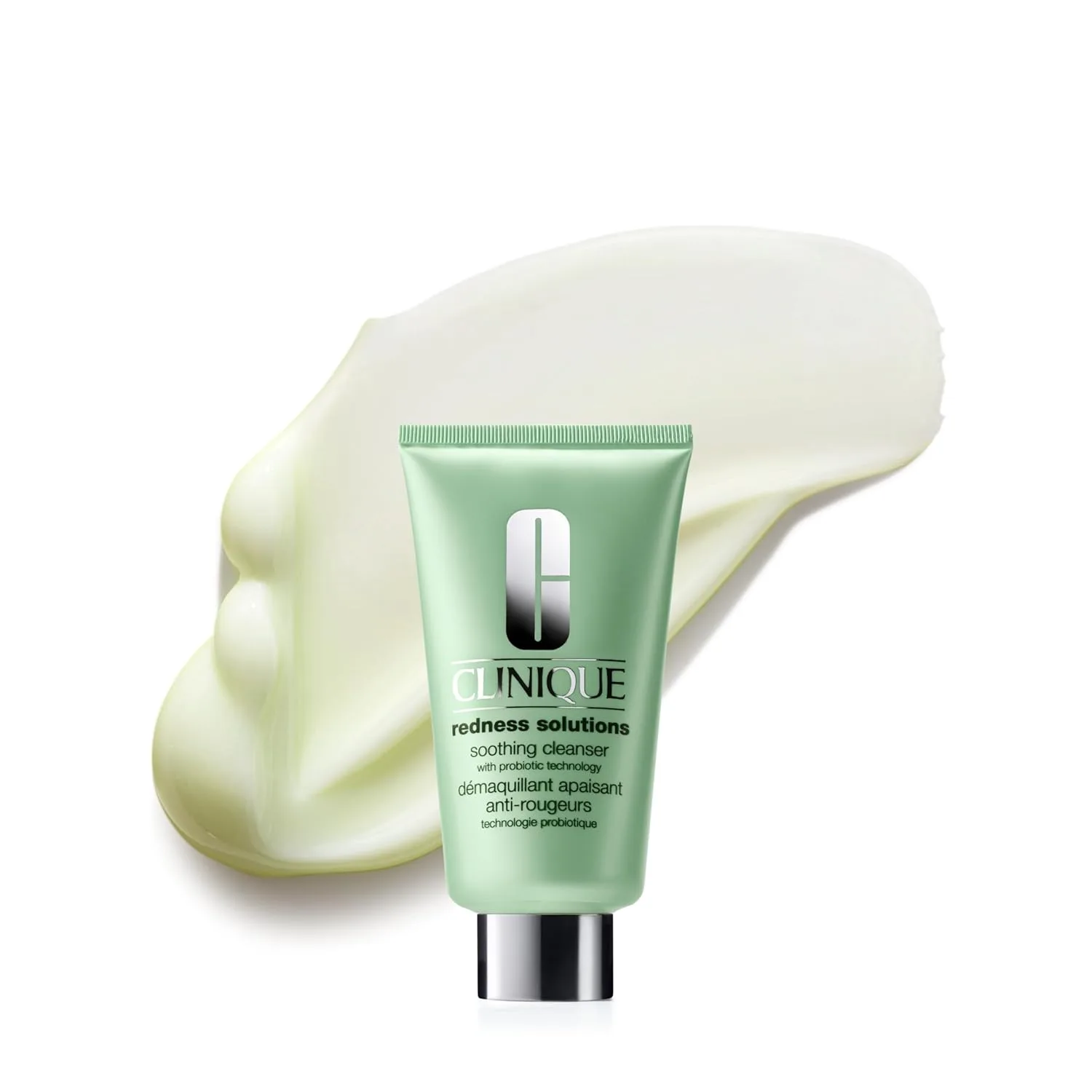 Крем для лица Clinique — Очищающий Redness Solutions Soothing Oil Free Face Cream Cleanser с пробиотической, 140 мл