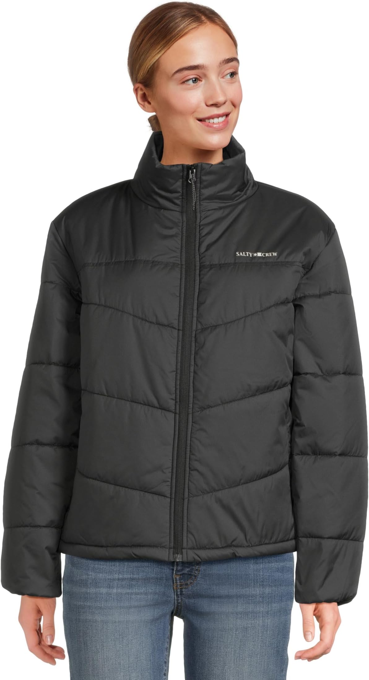 

Женская барьерная куртка-пуховик Salty Crew, Black