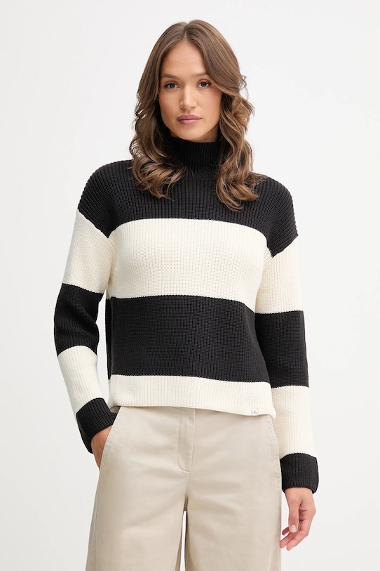 

Хлопковый свитер Calvin Klein Jeans, черный