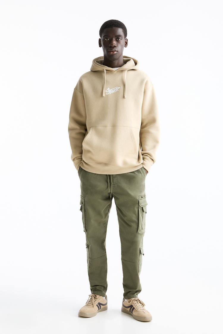 

Брюки-Джоггеры карго Pull And Bear, хаки