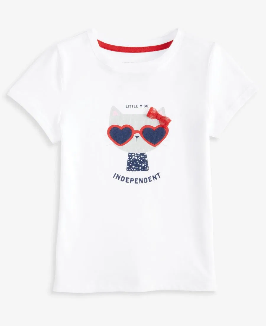 Детская футболка Little Miss Independent для девочек 12 месяцев - 5 лет Epic Threads, белый