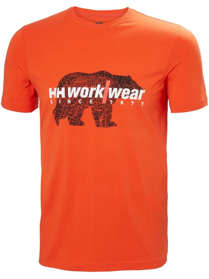 

Футболка Logo T-Shirt оранжевого цвета Helly Hansen