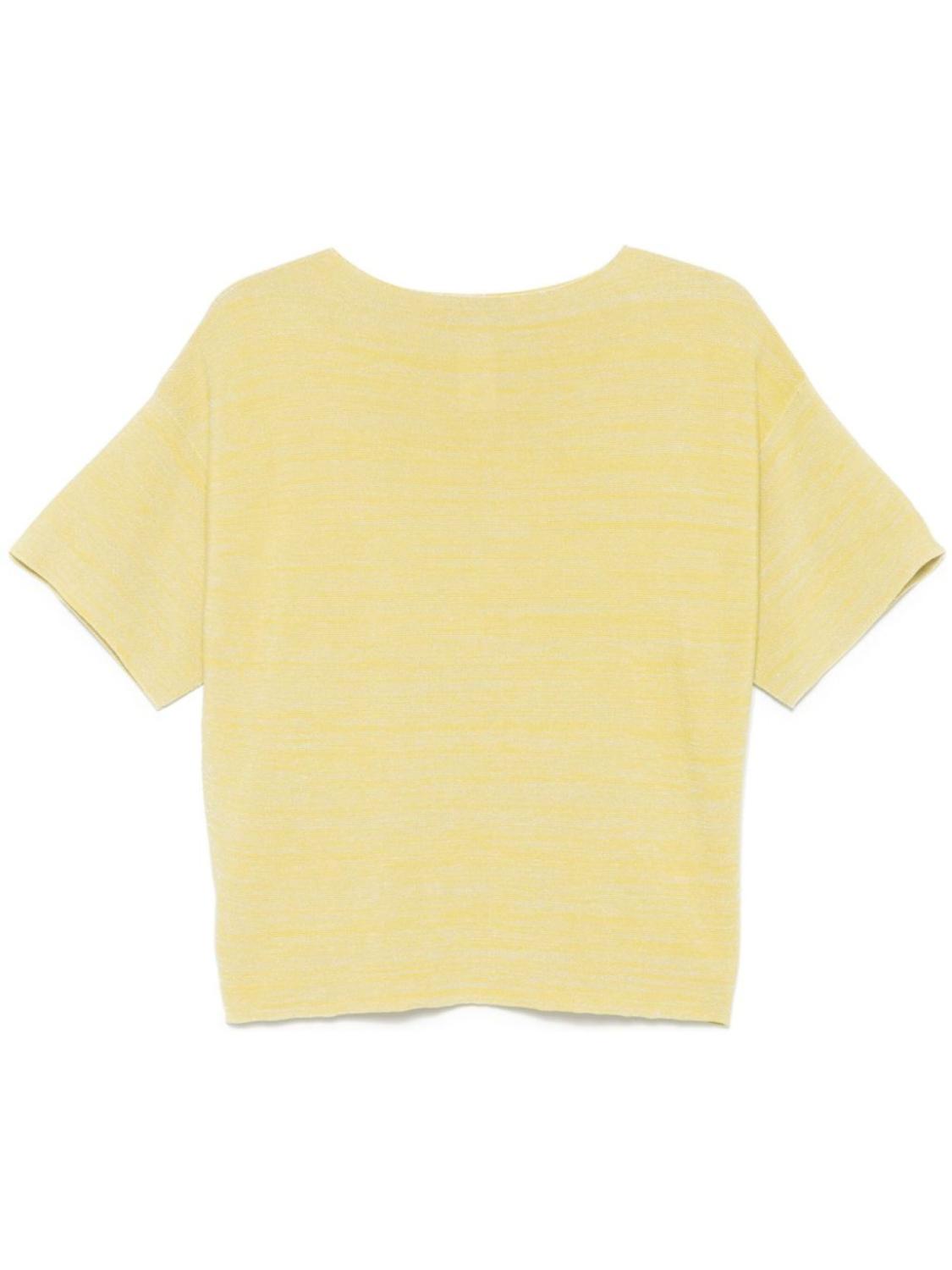 

Fabiana Filippi топ с вырезом лодочкой, желтый