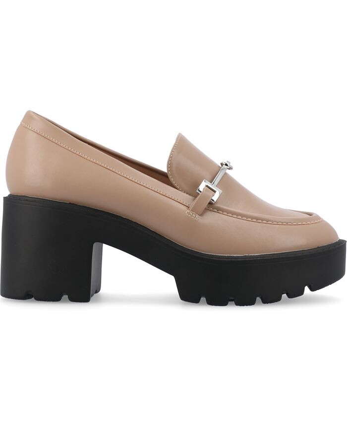Женские туфли-лодочки на платформе и подошве Kezziah Tru Comfort из пенопласта Journee Collection, тан/бежевый — фото 2