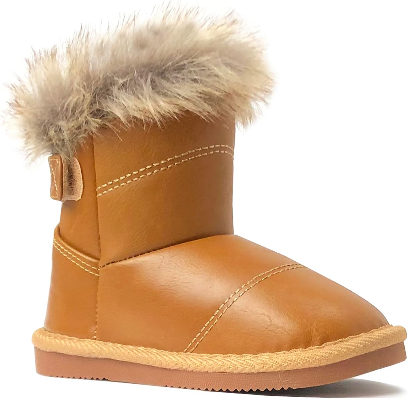 

REDVOLUTION Новые классические детские зимние ботинки из искусственной кожи, модные ботинки для улицы (для малышей/маленьких детей)